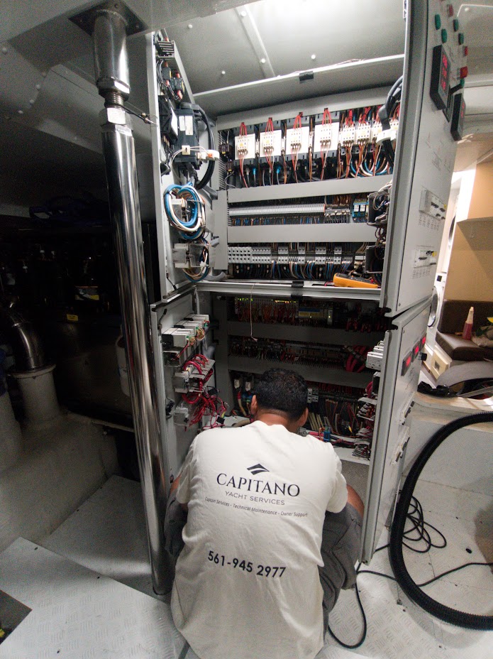 CAPITANO technical inspection of yacht electrical systems